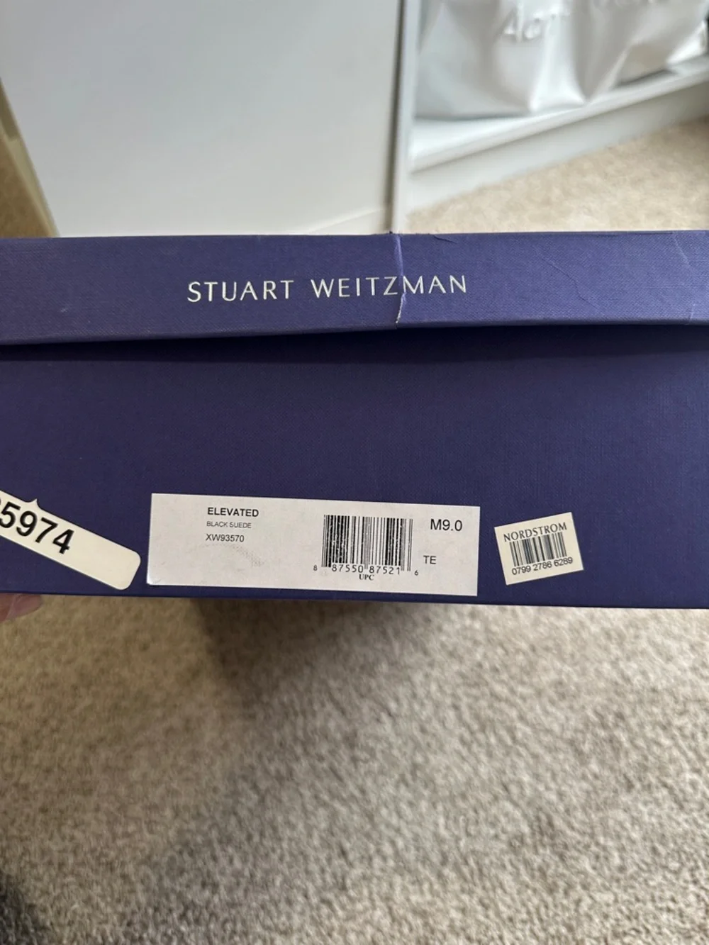 Stuart Weitzman Black Suede Midland Over The Knee Boots‎